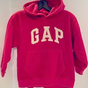 Pre-owned Gap Girl’s Logo Fleece Hoodie - Girl’s SIZE SMALL